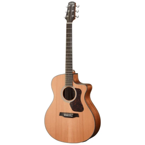 Walden WAG570CE Grand Auditorium Cut Elektro Akustik Gitar (Natural) 1