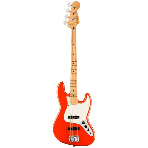 Fender Player II Jazz Bass Akçaağaç Klavye Coral Red Bas Gitar 1