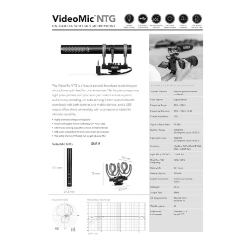 RODE VideoMic NTG Mikrofon 4