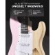 Donner DST-80 ST Elektro Gitar Seti (Pembe) 4