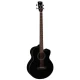 Cort Sjb5F-Bkw Elektro Akustik Gitar, Çantalı, Süper Jumbo Kasa 4