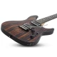 Schecter C-1 Exotic Ebony Elektro Gitar (Natural Satin) 3