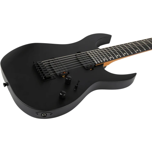 Spira S-407MBK 7 Telli Elektro Gitar (Mat Siyah) 3