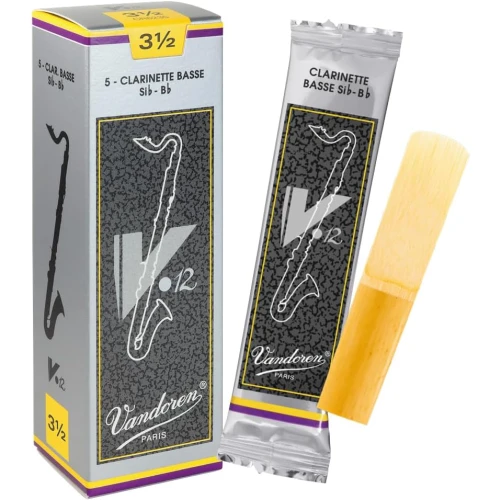 Vandoren V12 Bas Klarnet Kamışı (5li) No.3,5 1