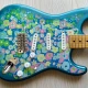 1997 Fender Japan Vintage 57 Reissue Blue Flower Stratocaster Crafted in Japan 3
