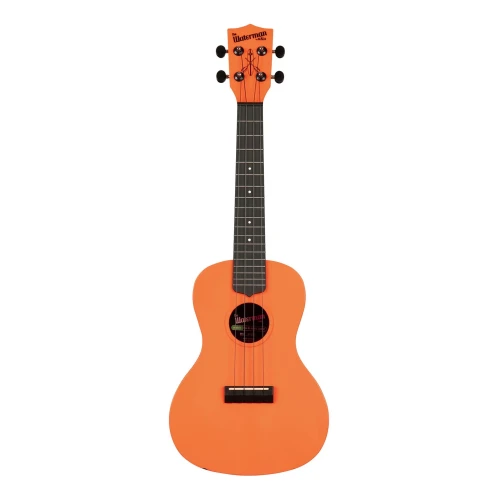 Kala Waterman Recycled Concert Ukulele (Sunset Orange) 1