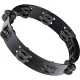 Meinl HTT10BK Stainless Steel Jingle 1-Row 10" Tour Tamburin (Siyah) 1