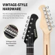 Donner Designer Series DST-200P Elektro Gitar (Siyah) 4