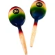 Meinl MWM1MC Multi Color Pair Wood Marakas 2