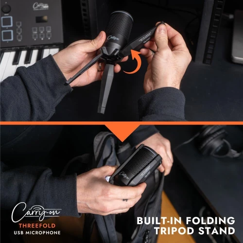 Blackstar CO-TFUSBMIC-WT Carry-On Threefold Katlanabilir USB Condenser Mikrofon (Beyaz) 3