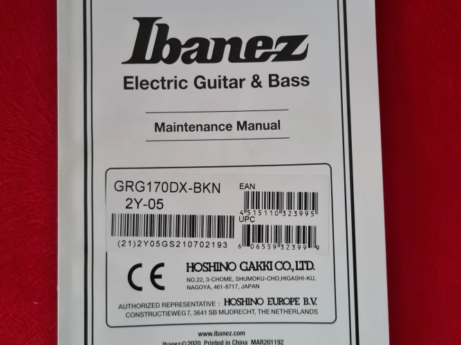 IBANEZ GRG170DX-BKN Elektro Gitar 6