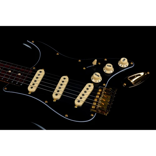 Jet JS-380 BK G SSS Elektro Gitar (Black) 6