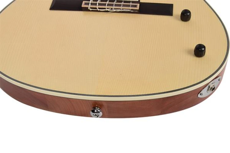 Tayste CG-100EQ Natural Silent Elektro Klasik Gitar 5