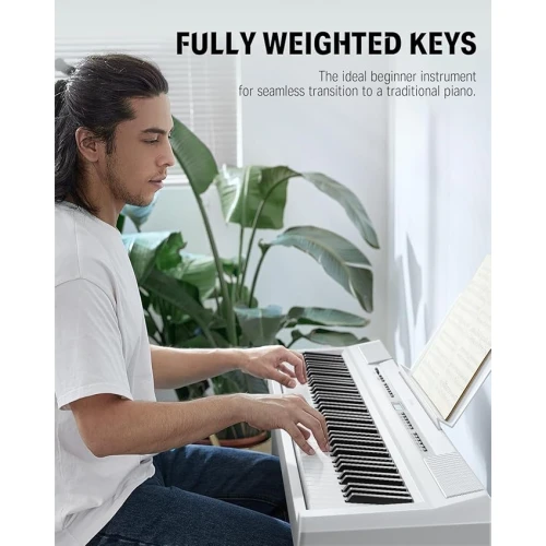 Donner DEP-20 Dijital Piyano Set (Beyaz) 4