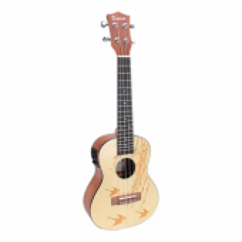 Kmise UK-24D Concert Elektro Ukulele (Taşıma Çantası Hediyeli) 2