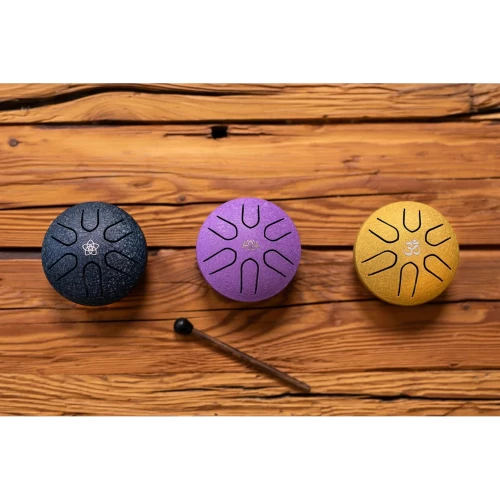 Meinl Sonic Energy PSTD1PLF Pocket Steel A-major 3'' Tongue Drum (Purple) 8