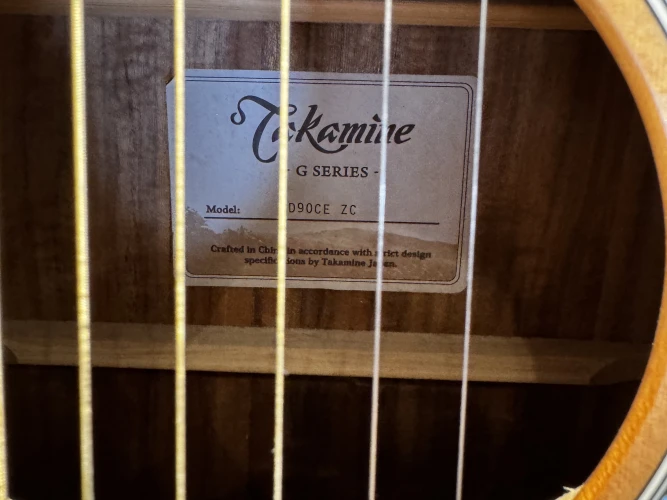 Takamine GD90CEZC Nat Elektro Akustik Gitar 3