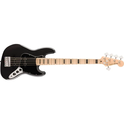 Squier Affinity Active Jazz Bass V Akçaağaç Klavye BPG Black Metallic Bas Gitar 1