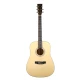 [Outlet] SX SD204GTBK Dreadnought Akustik Gitar (Parlak Natural)(ol 24-24116) 1