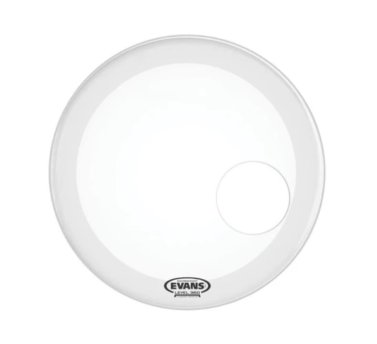 EVANS BD22RGCW 22" DERİ RESONANT CTD BEYAZ 6