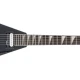 Jackson JS King V JS32 Amaranth Klavye Black with White Bevels Elektro Gitar 1