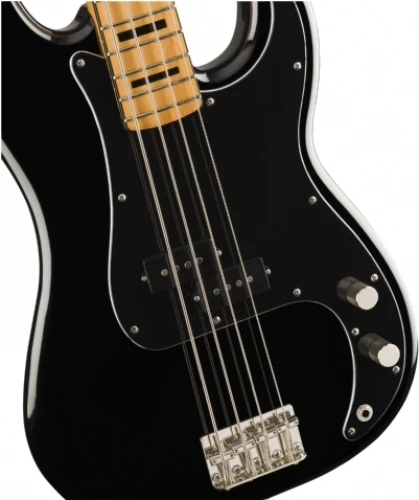 Squier Classic Vibe 70s Precision Bass Akçaağaç Klavye Black Bas Gitar 4