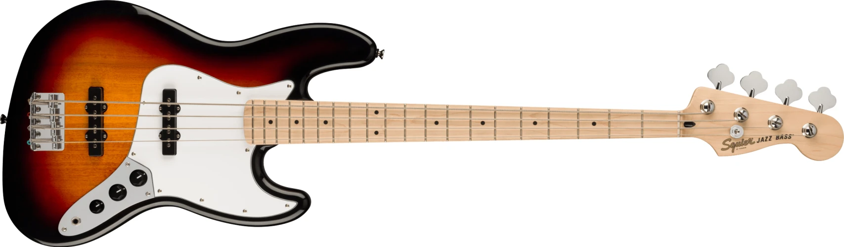 Squier Affinity Jazz Bass Akçaağaç Klavye 3-Color Sunburst Bas Gitar 1
