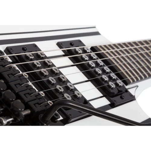 Schecter Synyster Standard Elektro Gitar (White w/Black Pinstripes) 3