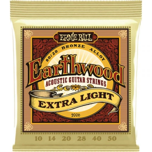 Ernie Ball P02006 Extra Light 10-50 Akustik Gitar Teli 1