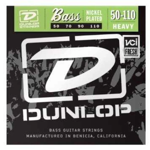 Jim Dunlop DBN50110 Heavy 4 Telli Bas Gitar Teli (50-110) 1