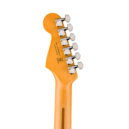 Fender American Ultra II Stratocaster Akçaağaç Klavye Solar Flare Elektro Gitar 5
