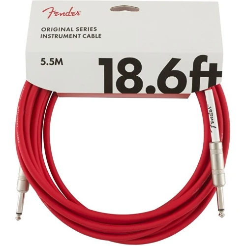 Fender Original 5m Fiesta Kırmızı Enstrüman Kablosu 2