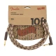 Fender 10 ANG CABLE HEMP BRN STRIPE 1