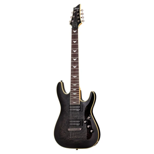 Schecter Omen Extreme 7 Telli Elektro Gitar (See-Thru Black) 1