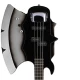 CORT GS BASS AXE2BK BAS GİTAR, SİYAH, ÇANTALI, GENE SIMMONS İMZALI, Mi 2