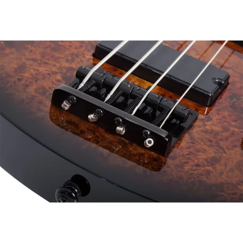 Schecter C-4 Standard Bas Gitar (Tobacco Burl) 4