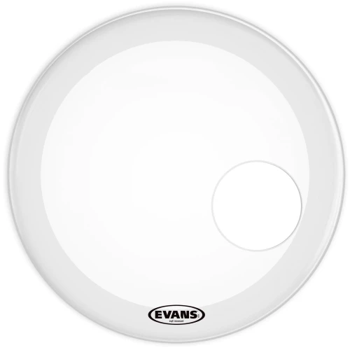 EVANS BD22RSW 22" DERİ RESONAT SMOOTH KİCK BEYAZ ÖN DELİKLİ TEK KAT 4