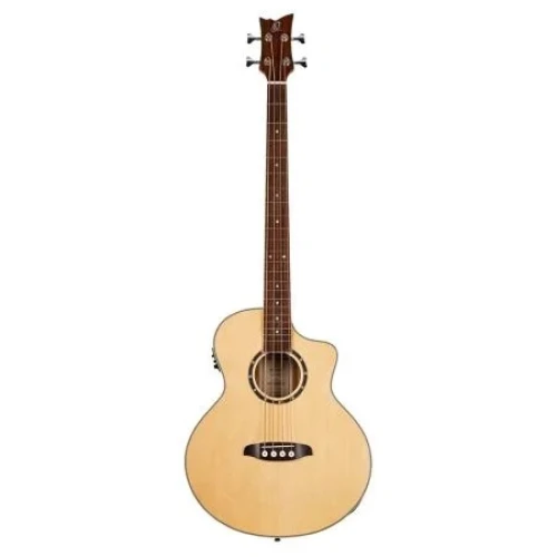 Ortega D7CE-4 Deep Series 7 Medium Scale Akustik Bas Gitar (Natural) 2