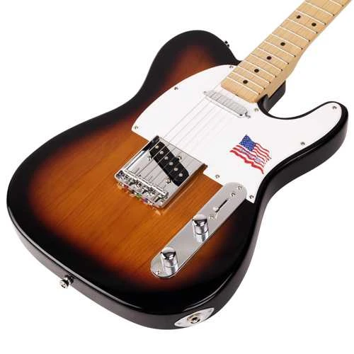 SX Telecaster Elektro Gitar (3-Tone Sunburst) 3