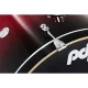 PDP Drums Concept Maple 5 Parça 22" Akustik Davul (Red To Black Sparkle Fade) 3