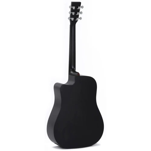Sigma DMCE-BKB Elektro Akustik Gitar (Siyah) 4