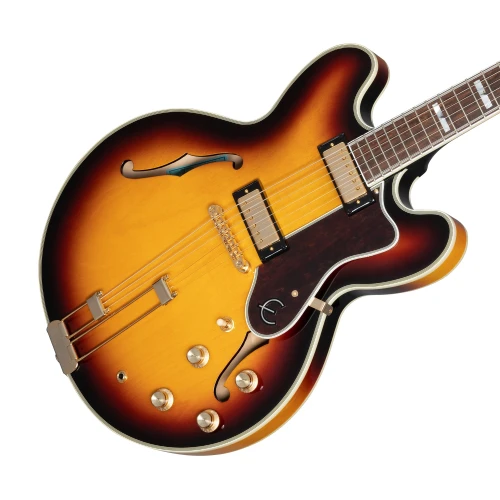 Epiphone Sheraton Frequensator Semi-Hollowbody Elektro Gitar (Vintage Sunburst) 4