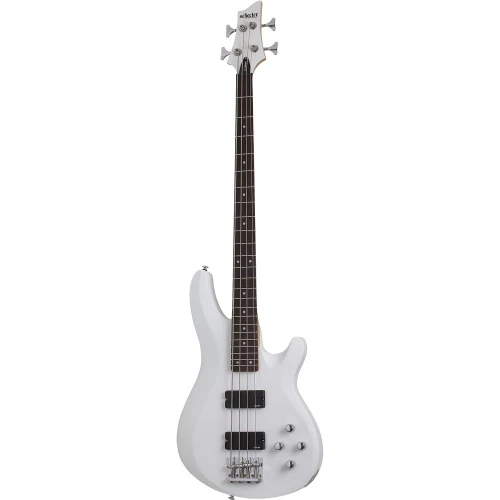 Schecter C-4 Deluxe Bas Gitar (Satin White) 1