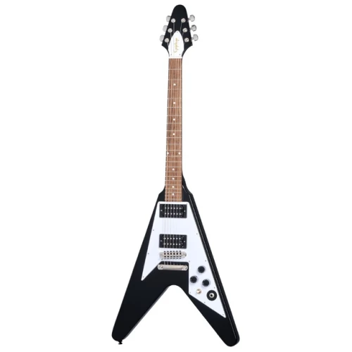 Epiphone Kirk Hammett 1979 Flying V Elektro Gitar (Ebony) 1