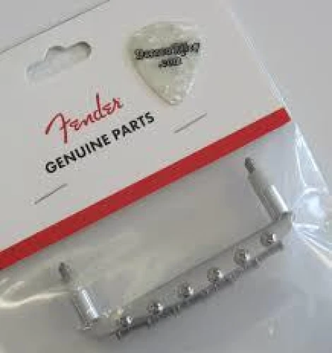 Fender American Professional Jaguar/Jazzmaster 7.25 Radius Bridge Assembly Nickel Köprü Yedek Parça 1