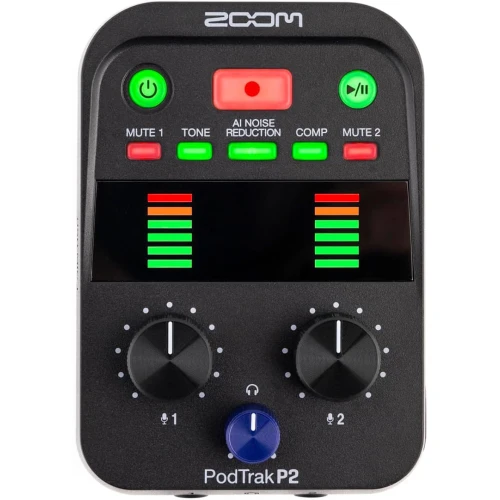 Zoom P2 PodTrak Podcast Recorder 1