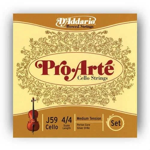 Daddario J59 4/4M Cello Tel Seti, Pro-Arte, 4/4, Medium 3