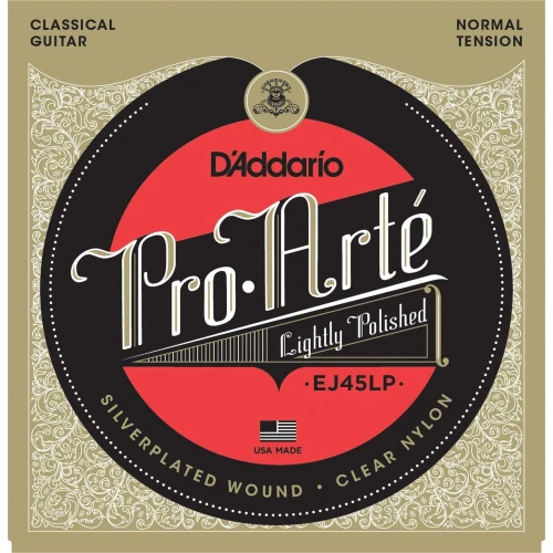 D’Addario EJ45LP Pro-Arte Klasik Gitar Tel Seti Lightly Polished 3