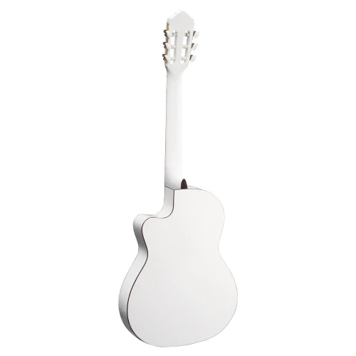 Ortega RCE145WH Thinline Elektro Klasik Gitar (Beyaz) 3