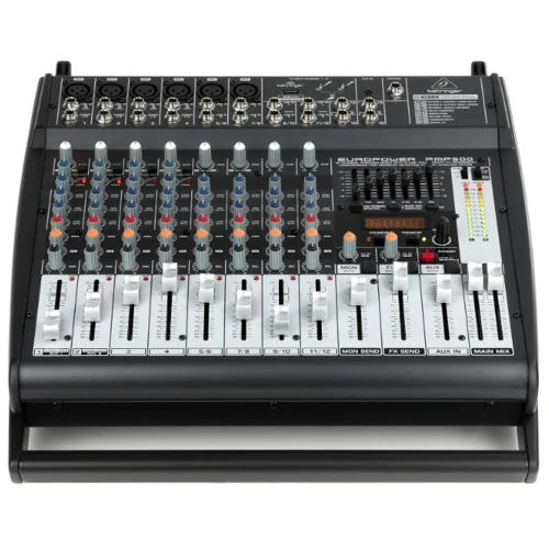BEHRINGER PMP500 Europower 500 Watt 12 Kanal Power Mixer 2